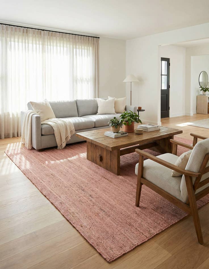 Detail image of 9' x 12' Handmade Braided Jute Rug