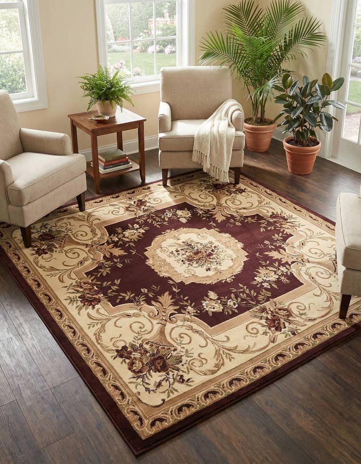 Detail image of 7' 10 x 7' 10 Chateau Square Rug