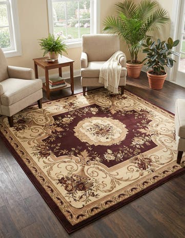 7' 10 x 7' 10 Chateau Square Rug