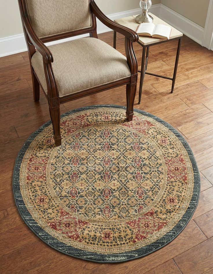 Detail image of 3' x 3' Mamluk Round Rug