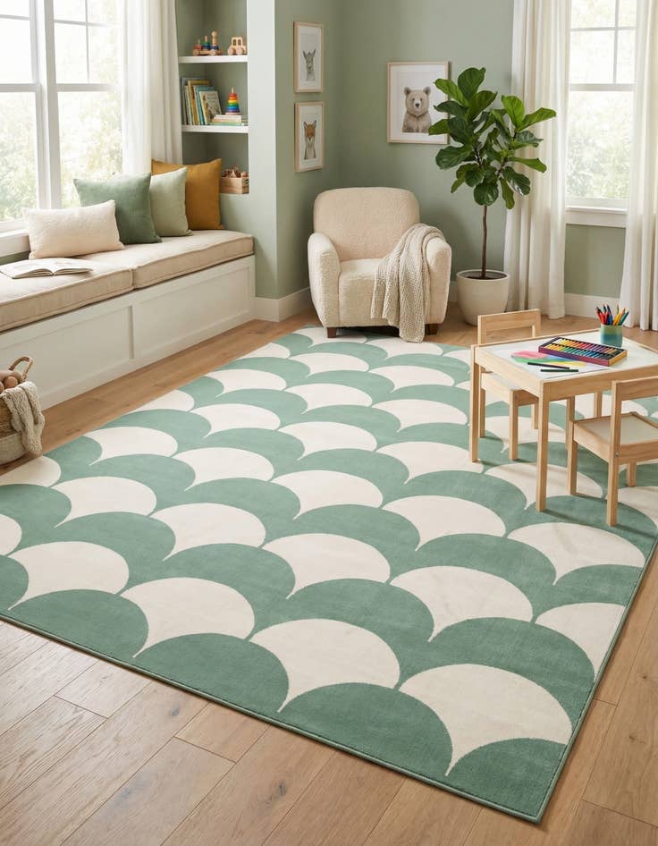 Detail image of 9' x 12' Whimsy Kids Rug