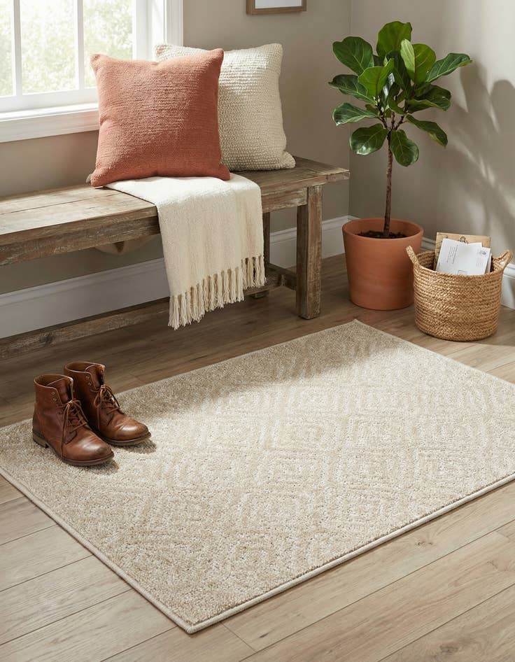 Detail image of 2' x 3' Easy-Clean Sabrina Soto Indoor / Outdoor Rug