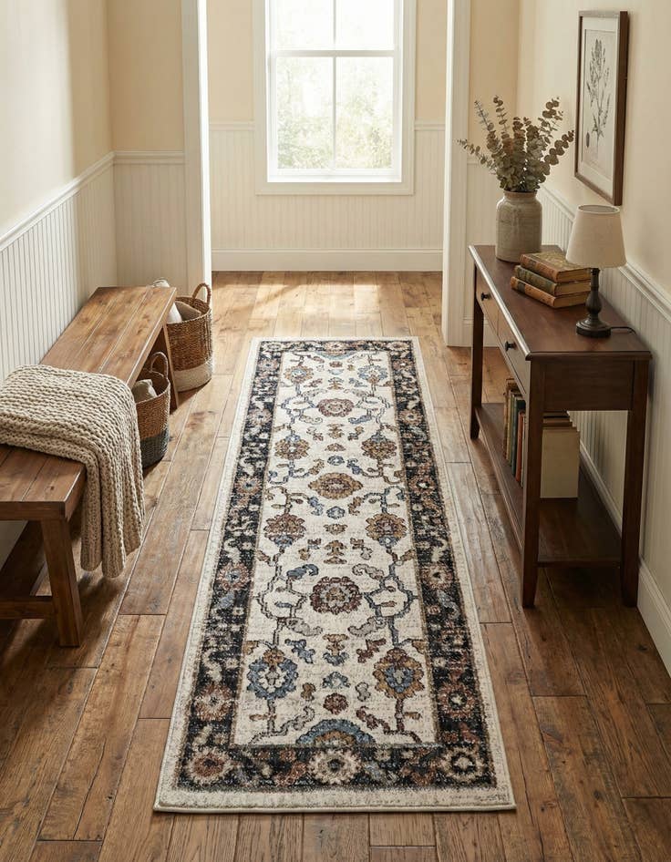 Detail image of 2' x 6' Eco Traditional Runner Rug