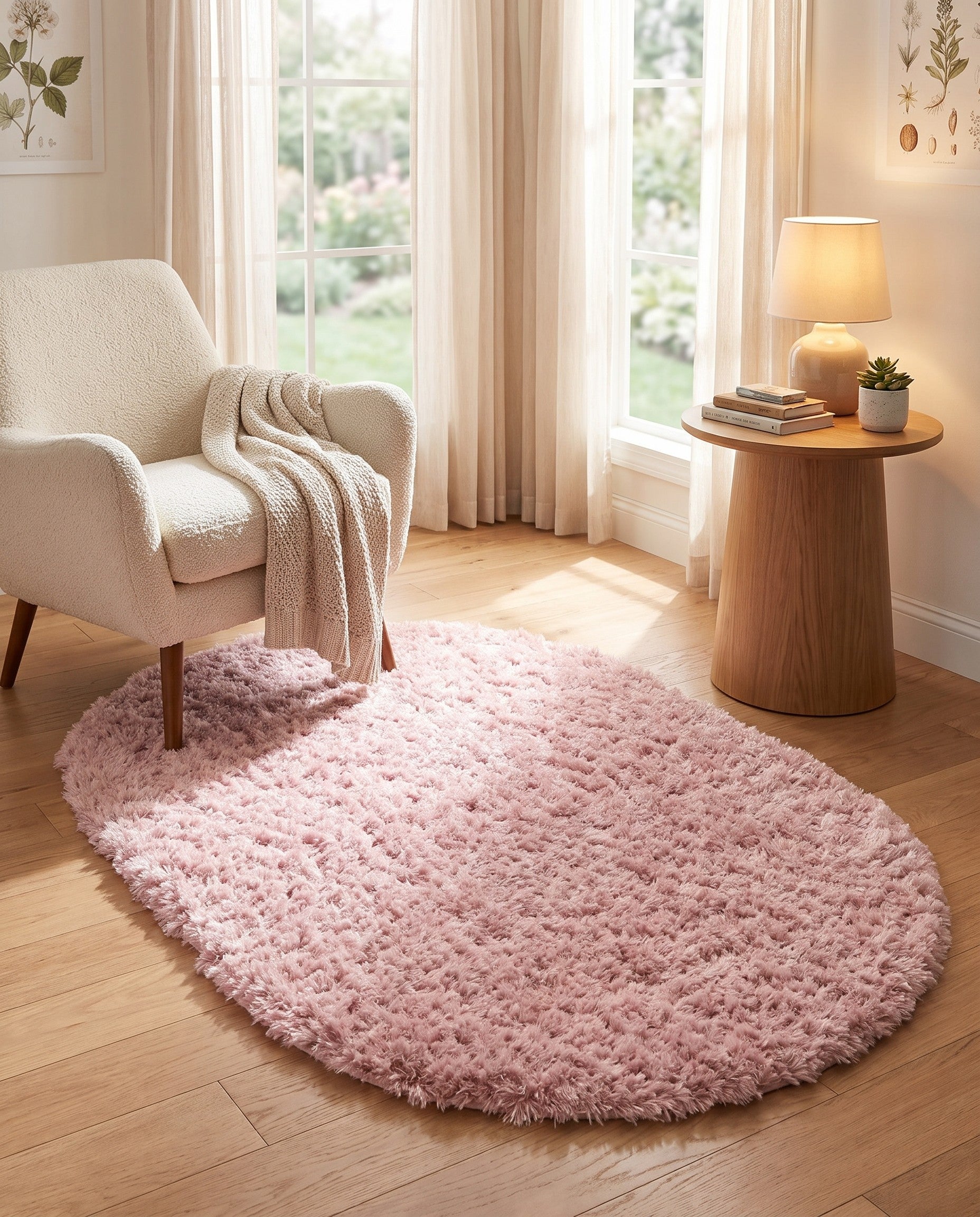 125cm x 185cm Infinity Shag Oval Rug