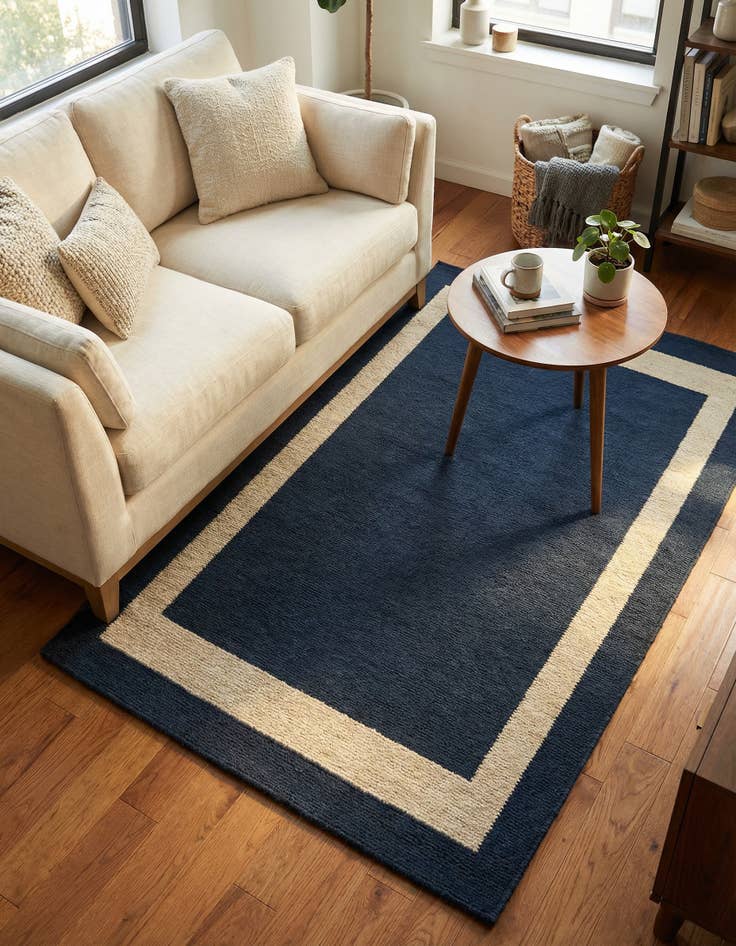 Detail image of  3' 3 x 5' 3 Jill Zarin Border Wool Rug