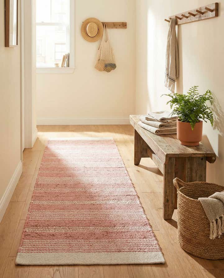 2' x 8' Hand Woven Lariat Runner Rug