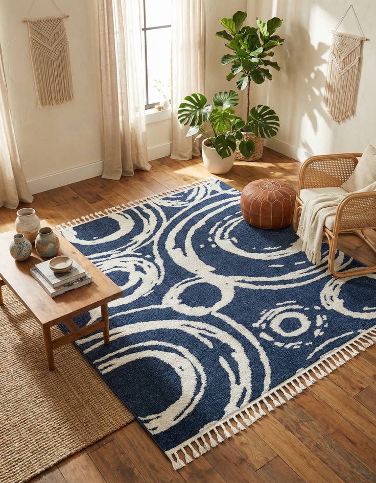 Detail image of 7' 10 x 7' 10 Boho Square Rug