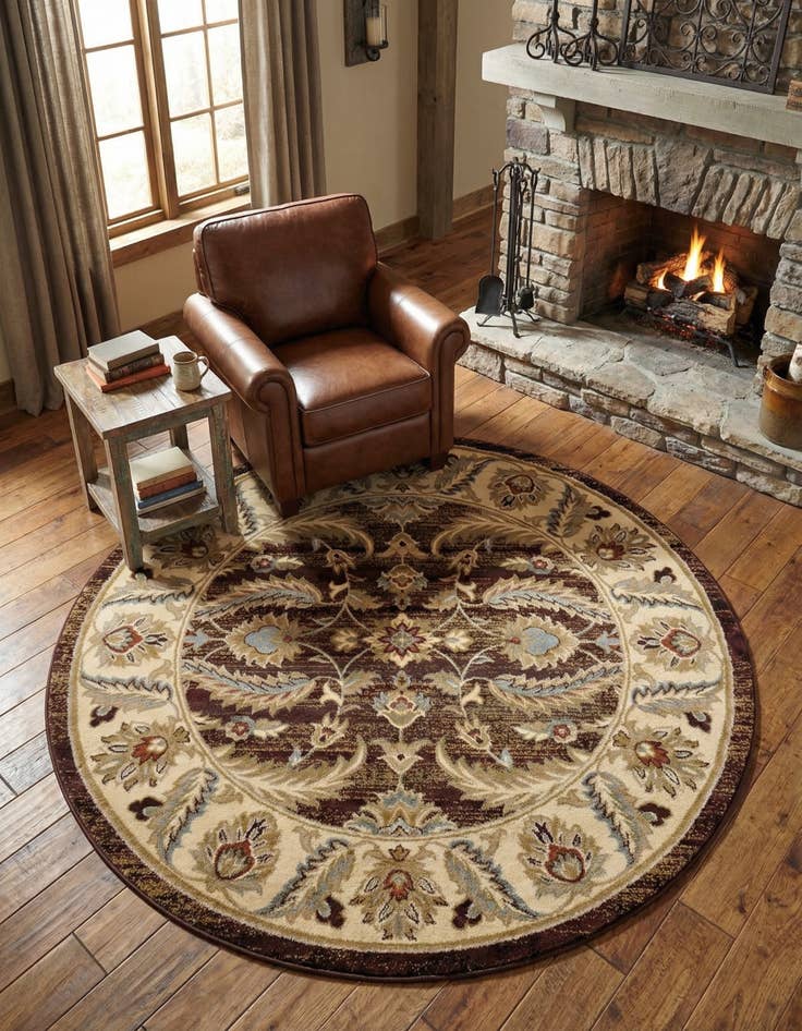 Detail image of 6' x 6' Aditi Round Rug