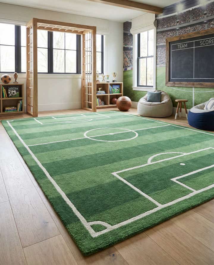9' x 12' Playtime Kids Wool Freeform Rug