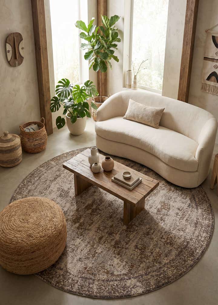 10' x 10' Sahara Round Rug