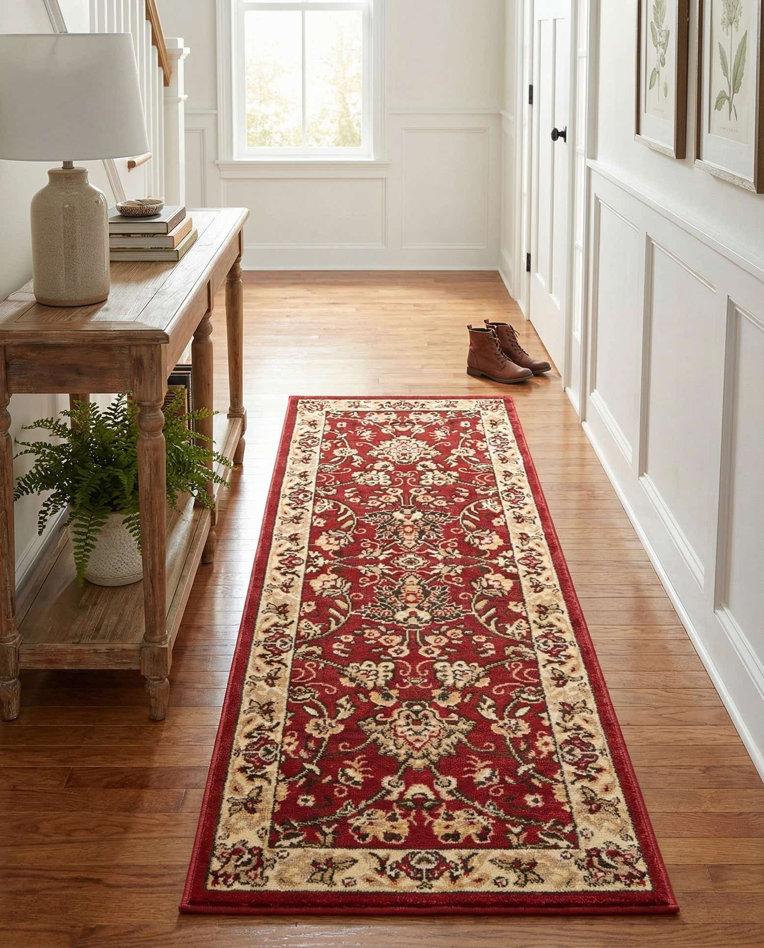 60cm x 185cm Kashan Design Läufer Teppich