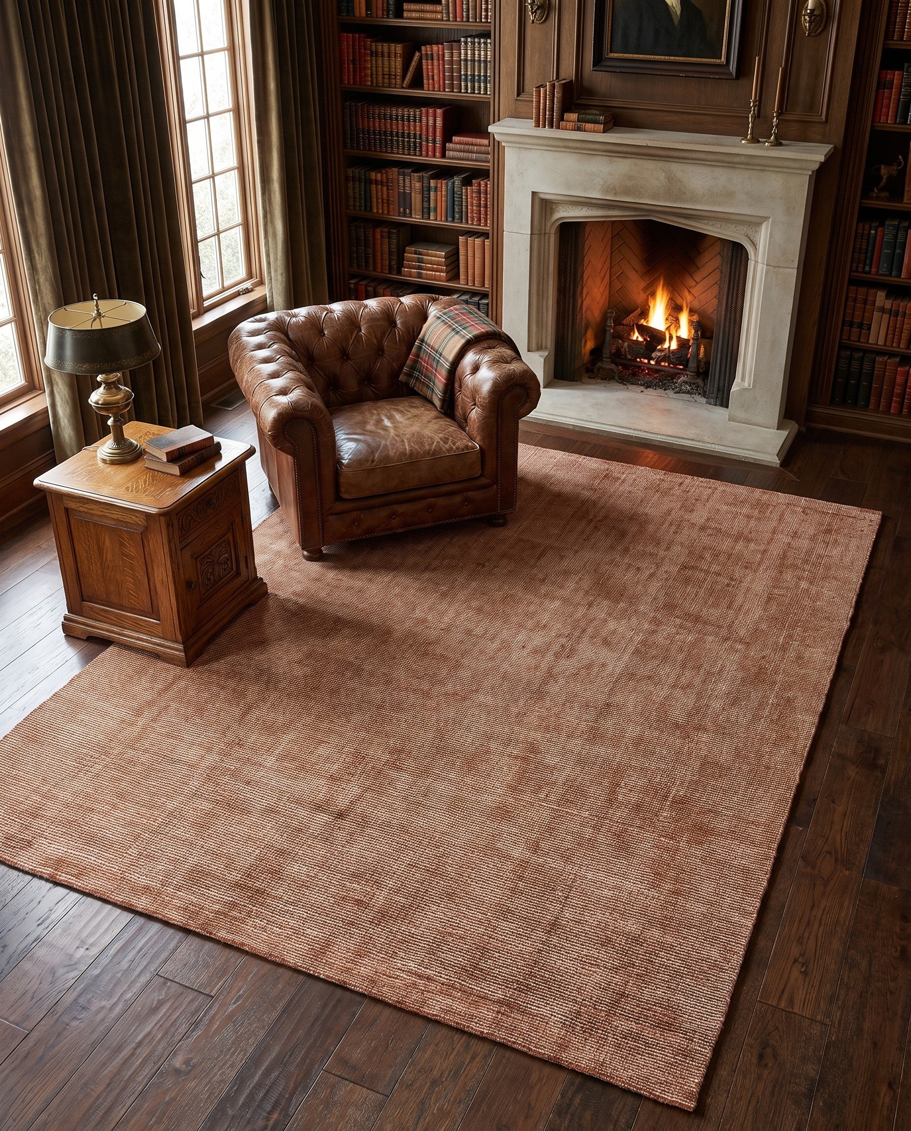 245cm x 305cm Hand Woven Jill Zarin English Manor Wool Rug