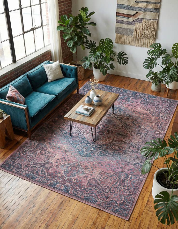 Detail image of 7' 10 x 10' Washable Maahru Rug