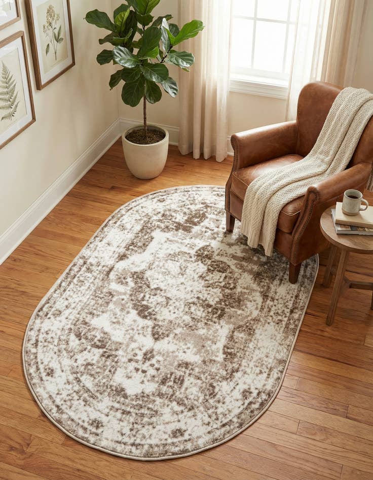 Detail image of 3' x 5' 3 Monaco Oval Rug