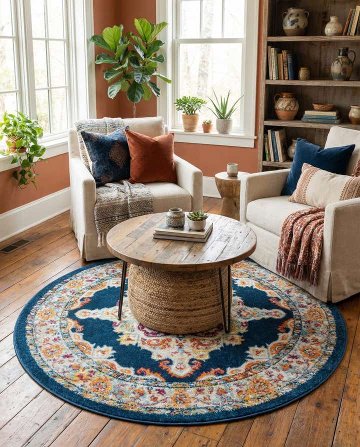 5' x 5' Parker Round Rug