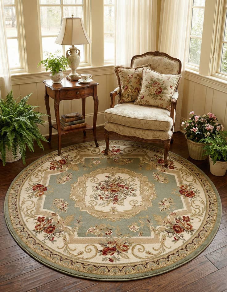 Detail image of 6' x 6' Chateau Round Rug
