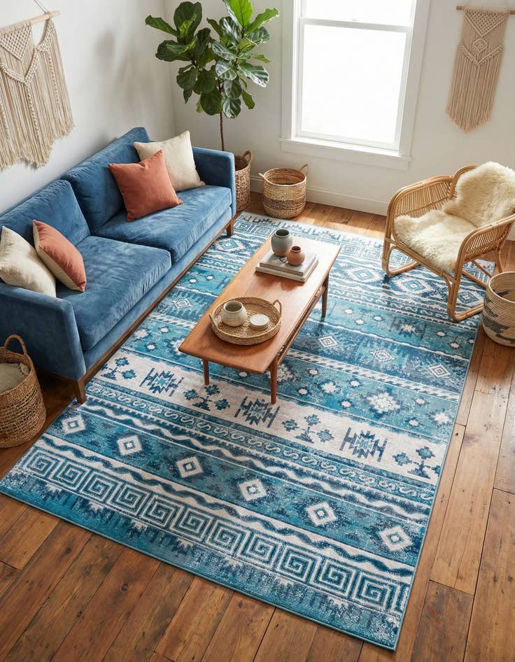 Detail image of 5' 3 x 8' Lucerne Rug