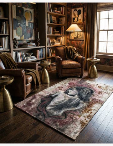 2' 10 x 4' 4 Hand Knotted Ultra Vintage Persian Wool Rug