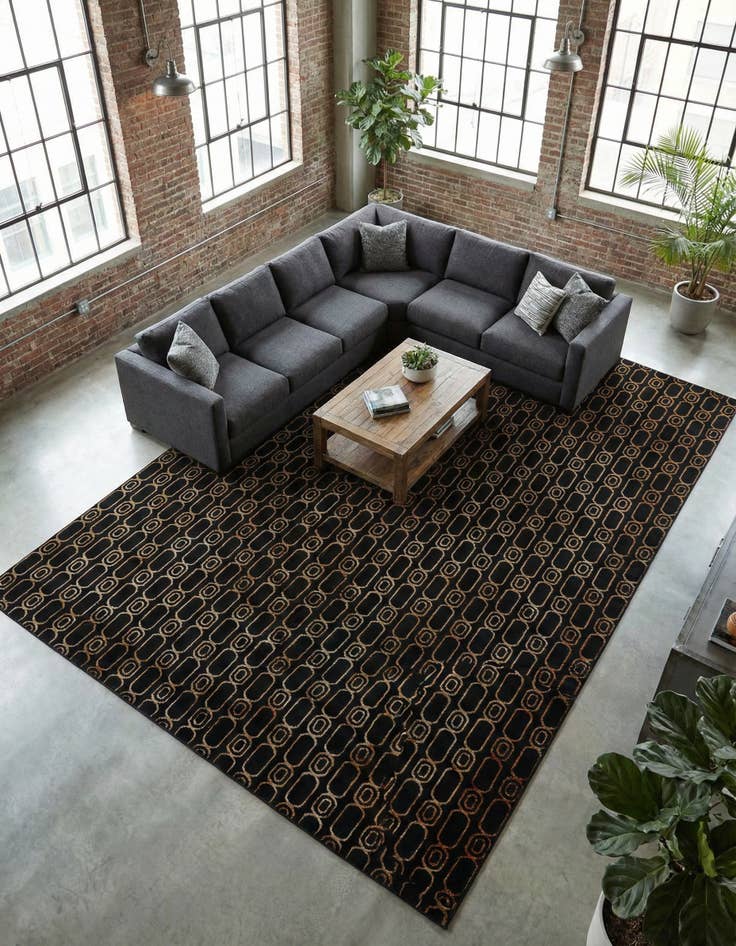 Detail image of 9' x 12' Vogue Geo Rug