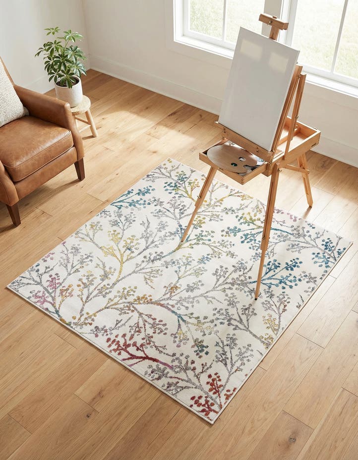 4' x 4' Blossom Square Rug