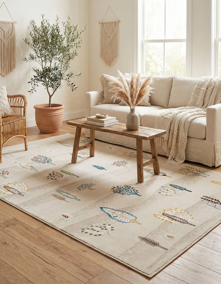 Detail image of 5' 3 x 8' Laguna Rug