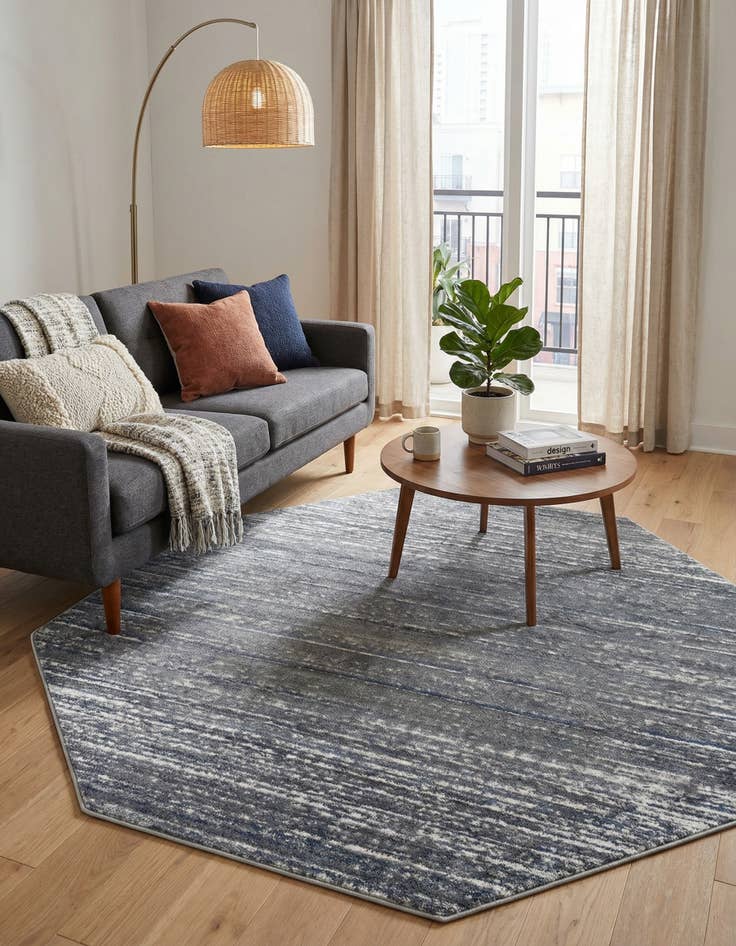 Detail image of  7' x 7' Oasis Octagon Rug