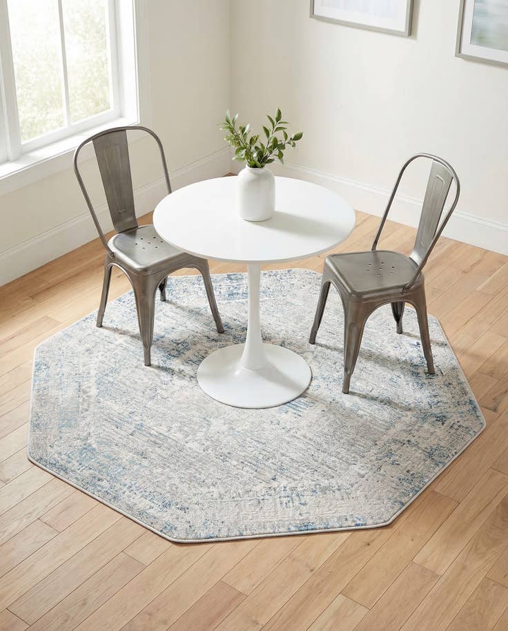 Detail image of 5' 3 x 5' 3 Finsbury Octagon Rug