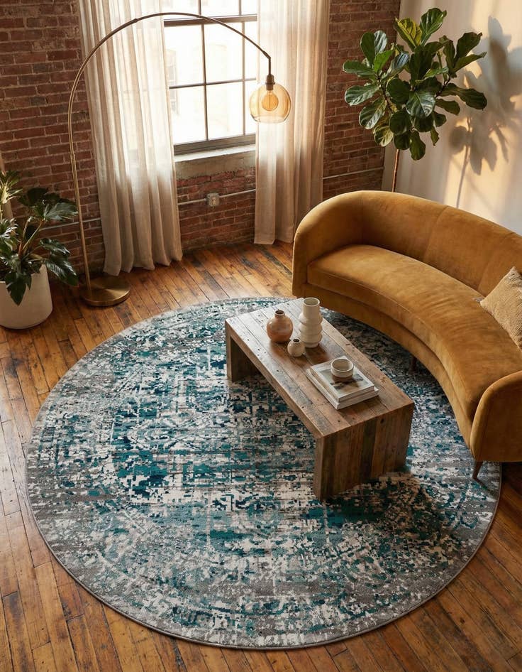 Detail image of 7' 10 x 7' 10 Aarhus Round Rug