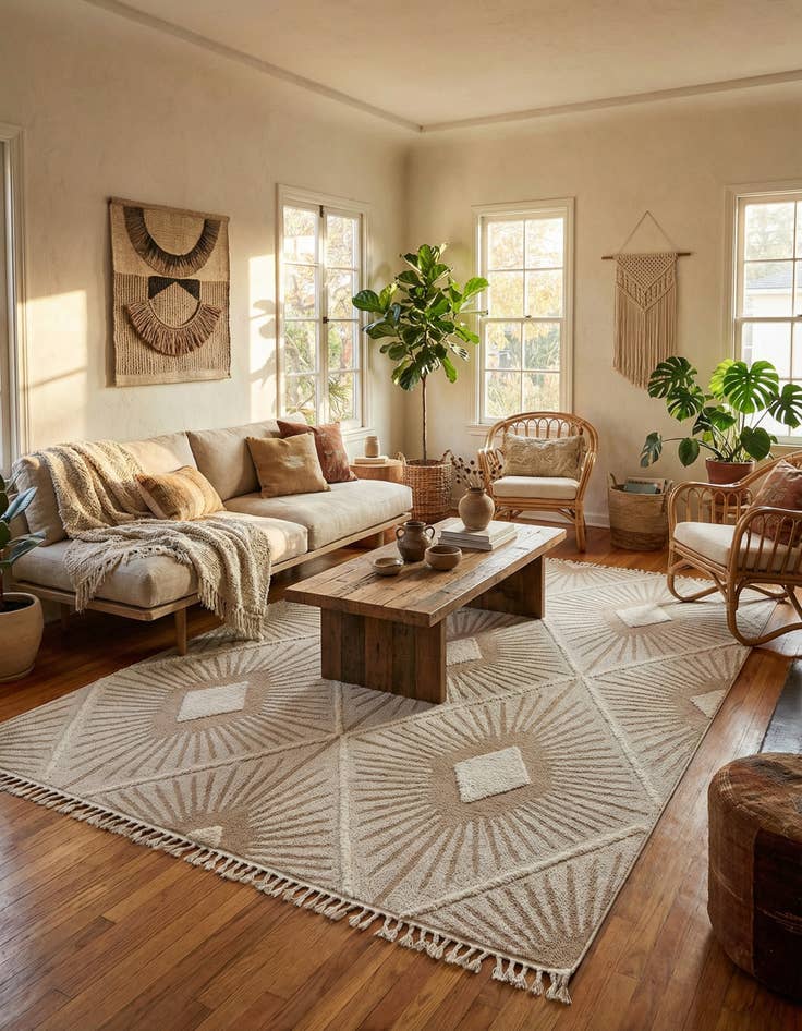 Detail image of 9' 6 x 14' 3 Boho Rug