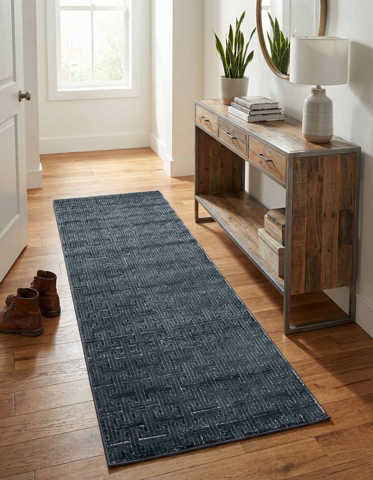 Detail image of Jill Zarin 2' 2 x 6' Uptown Park Avenue Runner Rug