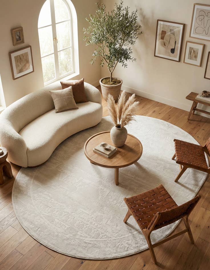 Detail image of 7' 10 x 10' Finsbury Oval Rug