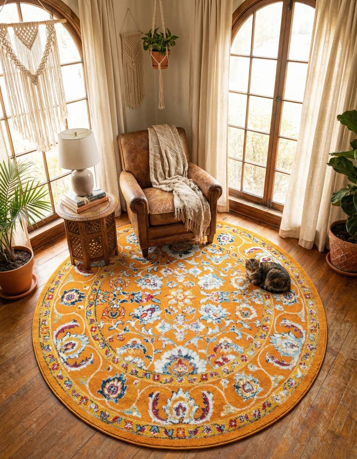 Detail image of 7' x 7' Aurelia Round Rug