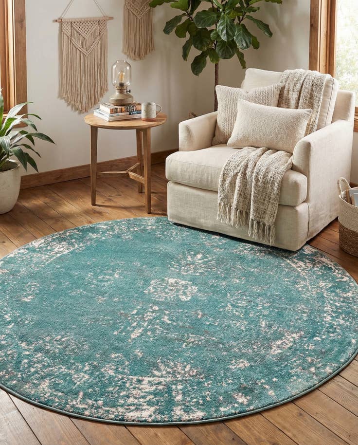 Detail image of 5' 3 x 5' 3 Monte Carlo Round Rug