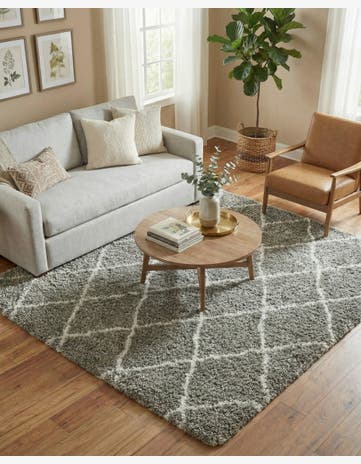 8' x 8' Moroccan Shag Square Rug