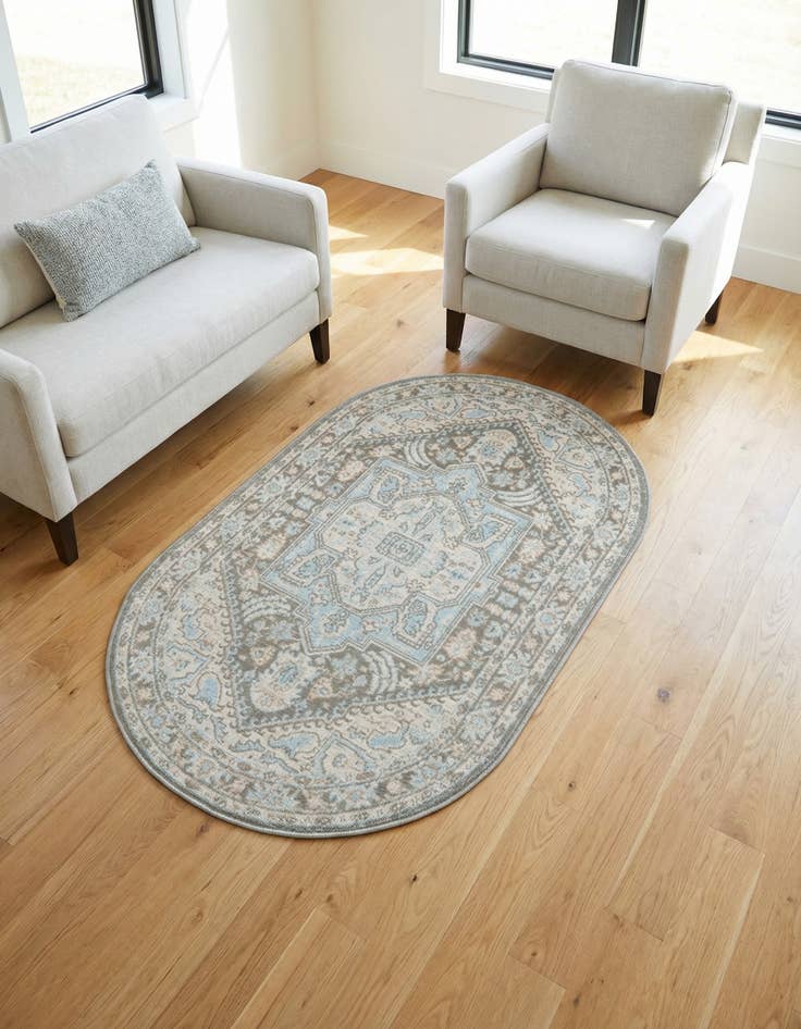 Detail image of  3' x 5' 3 Whitney Oval Rug