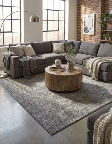 7' 10 x 7' 10 Vogue Geo Square Rug