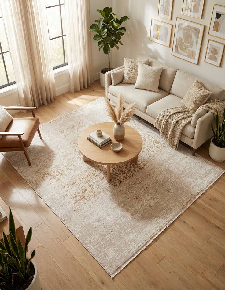 Detail image of 7' 10 x 7' 10 Deepa Square Rug