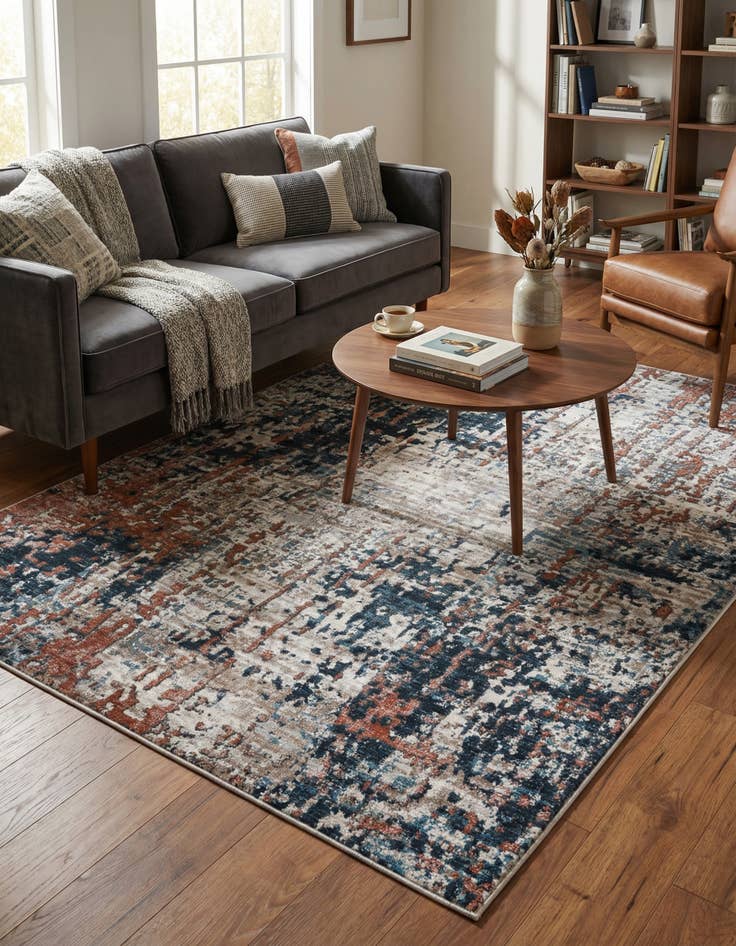 Detail image of 5' 3 x 7' 7 Modern Classical Rug