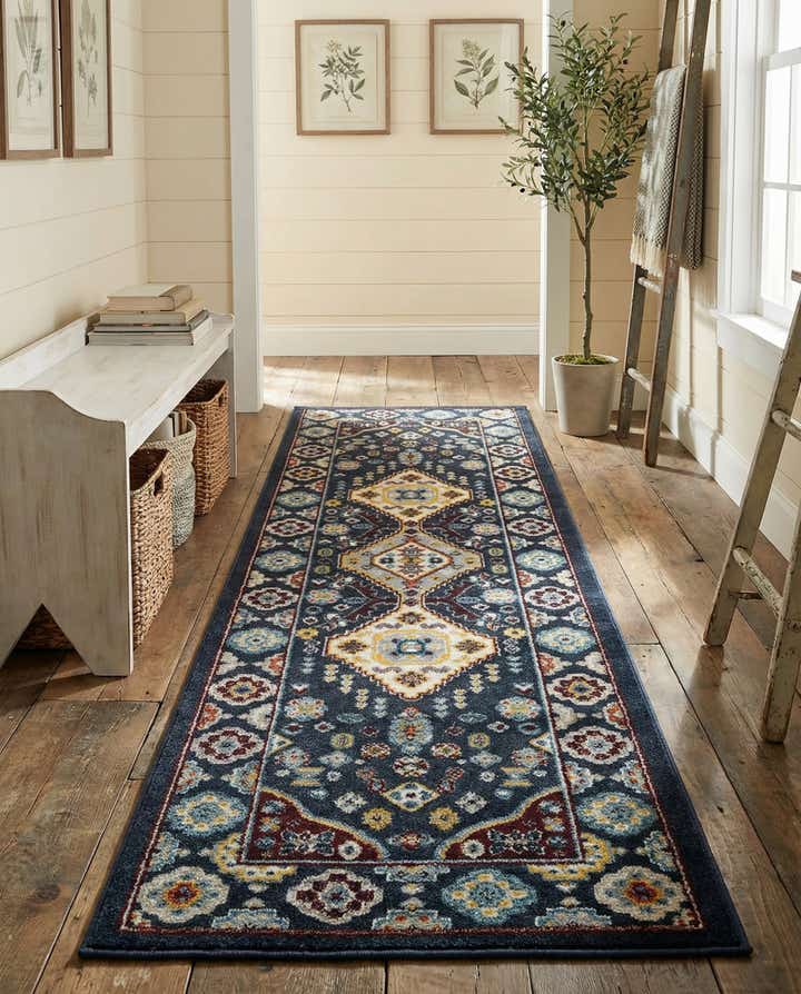 2' x 6' Kamala Washable Runner Rug