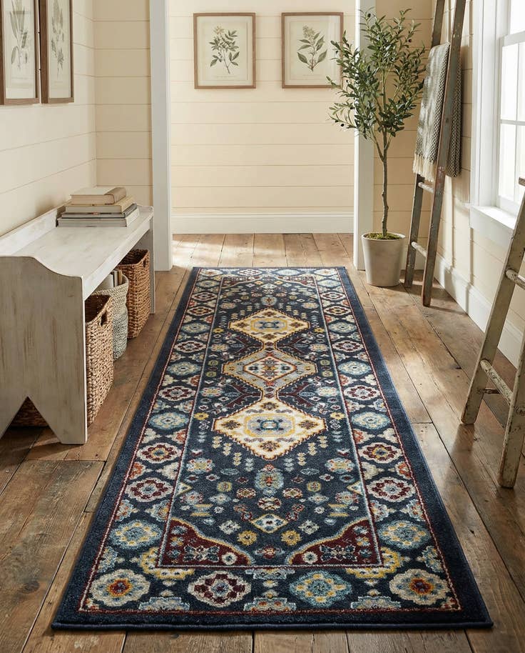 Detail image of 2' x 6' Kamala Washable Runner Rug