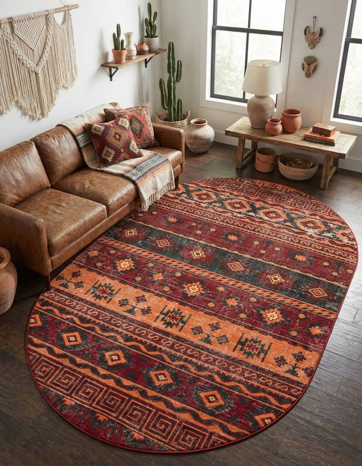 Detail image of 6' 1 x 9' Lucerne Oval Rug