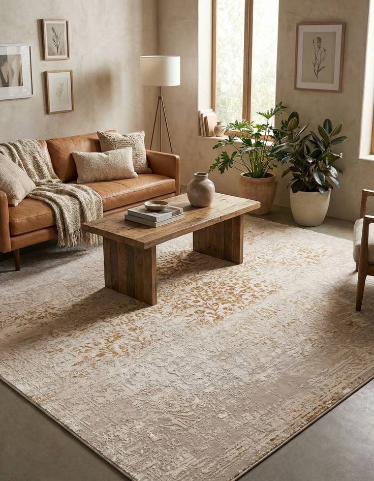 Detail image of 7' 10 x 7' 10 Deepa Square Rug