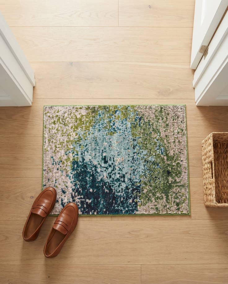 Detail image of 65cm x 95cm lavable Casablanca Alfombra