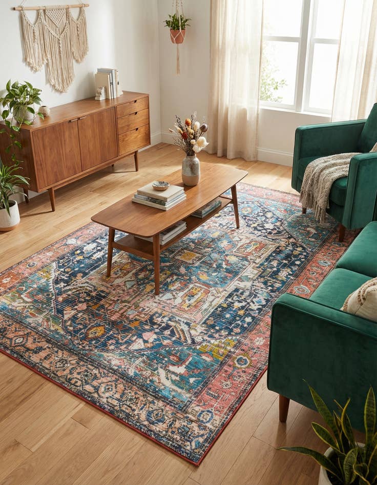 Detail image of 5' 3 x 7' 9 Medina Rug