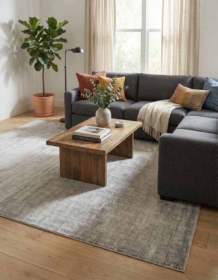 Detail image of Jill Zarin 9' x 12' 2 Uptown Park Avenue Rug