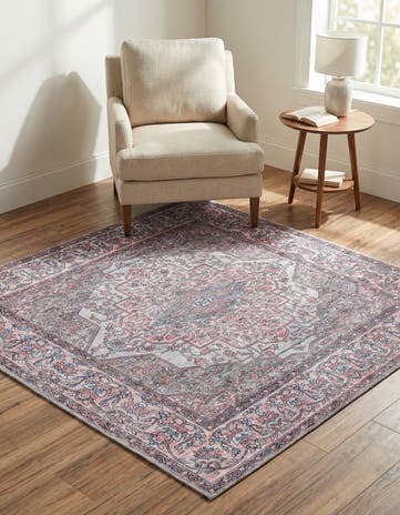 5' 3 x 5' 3 Washable Mangata Square Rug