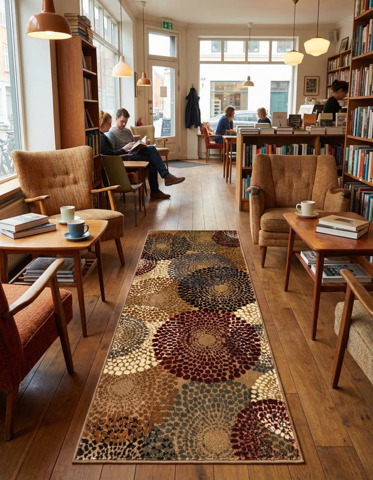Detail image of 2' x 5' Coffee Shop Runner Rug