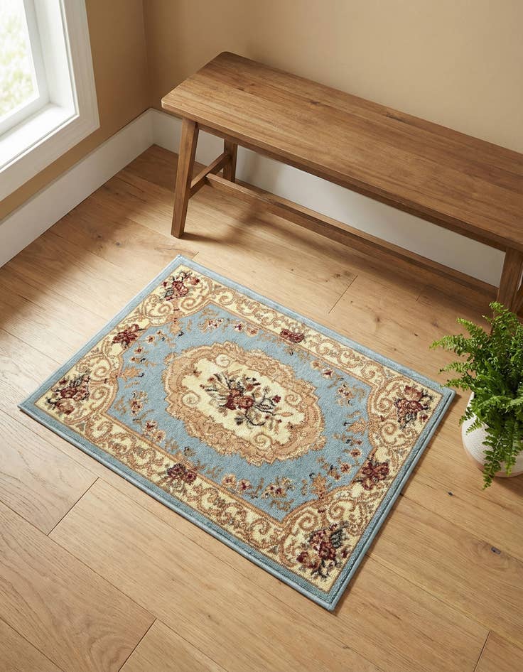 Detail image of 2' x 3' Classic Aubusson Rug