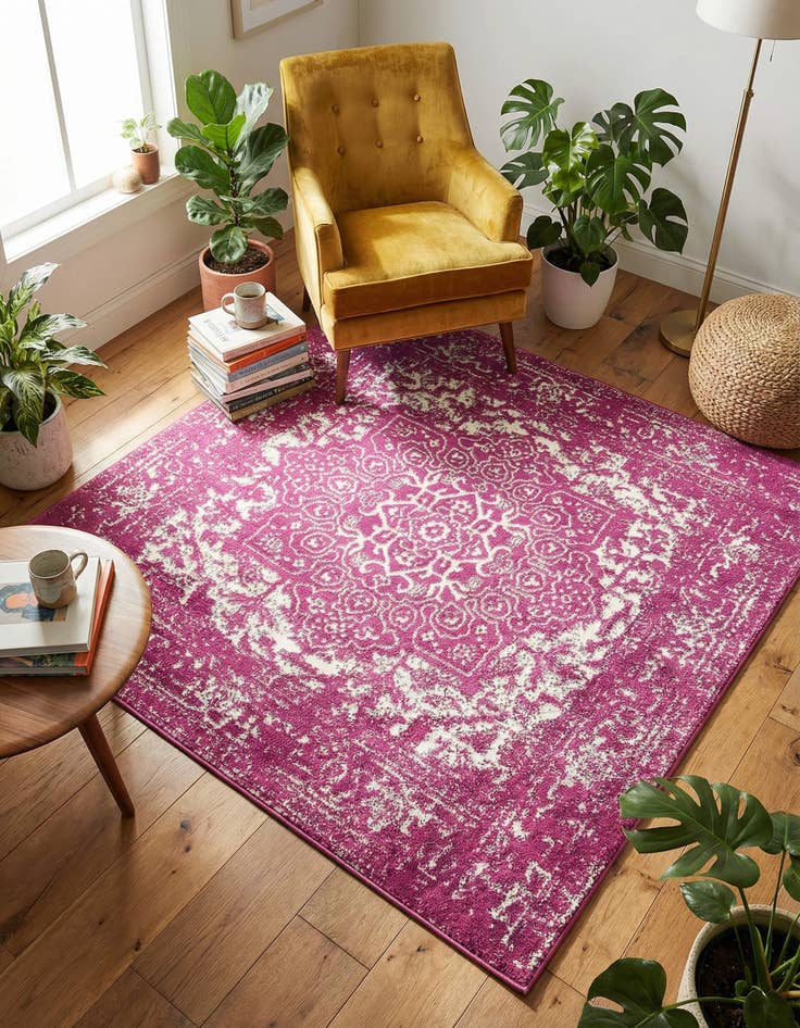 Detail image of 5' 3 x 5' 3 Arlington Square Rug