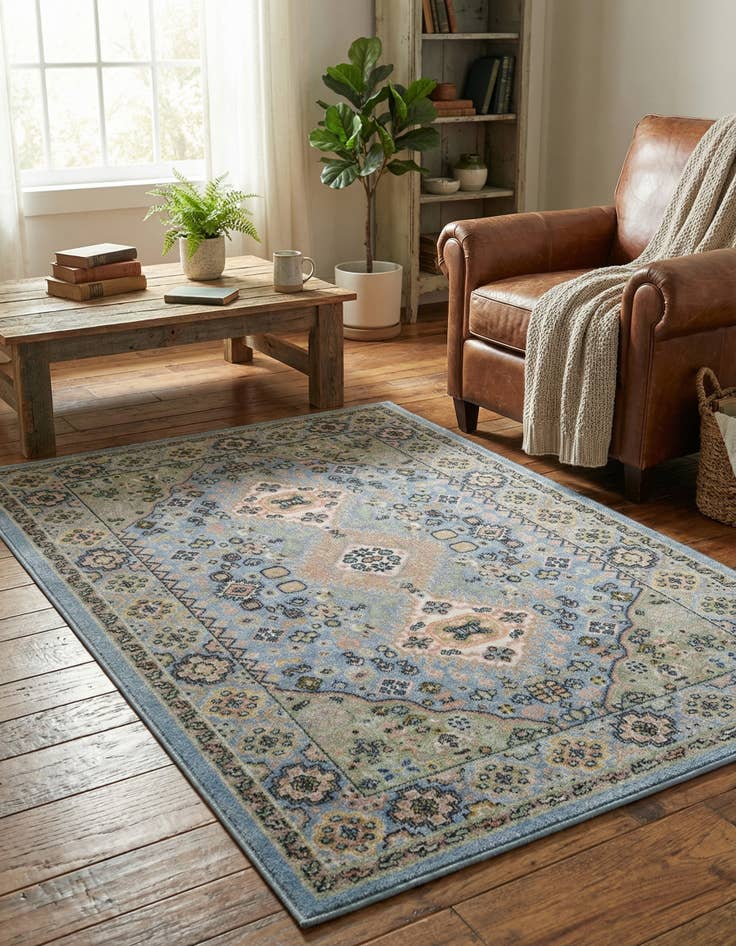 Detail image of 4' x 6' Kamala Washable Rug